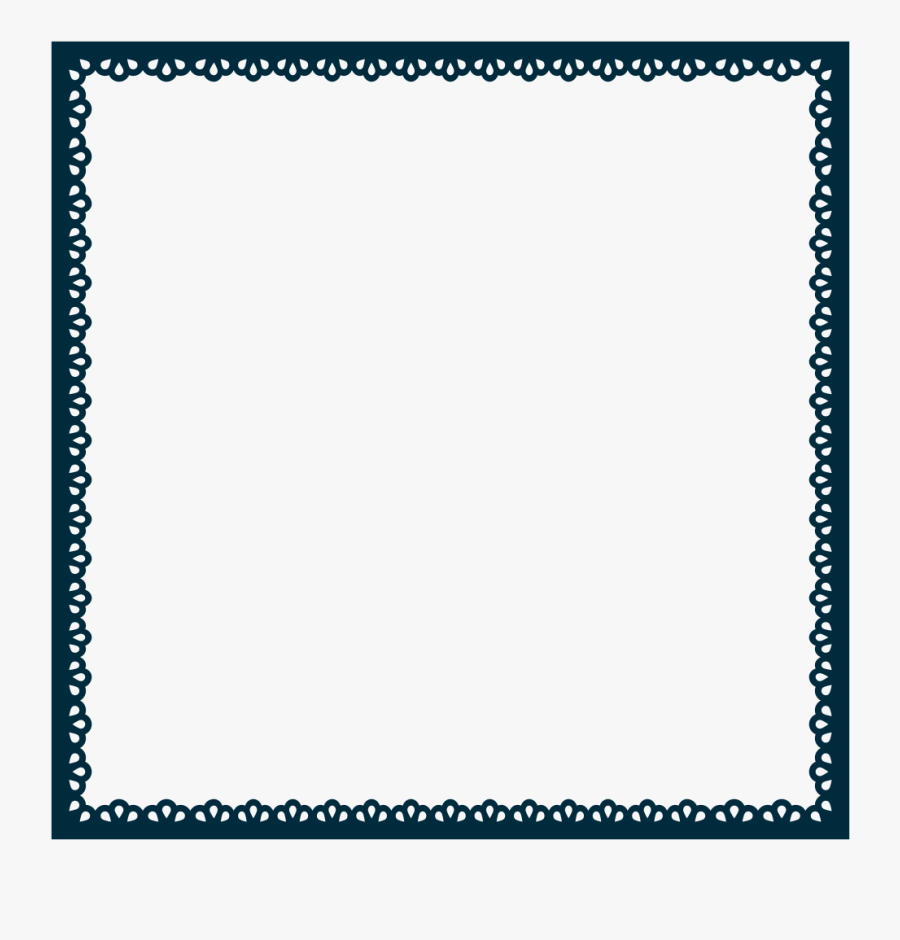 Scallop Frame Extrapolated - Web Design Frames, Transparent Clipart