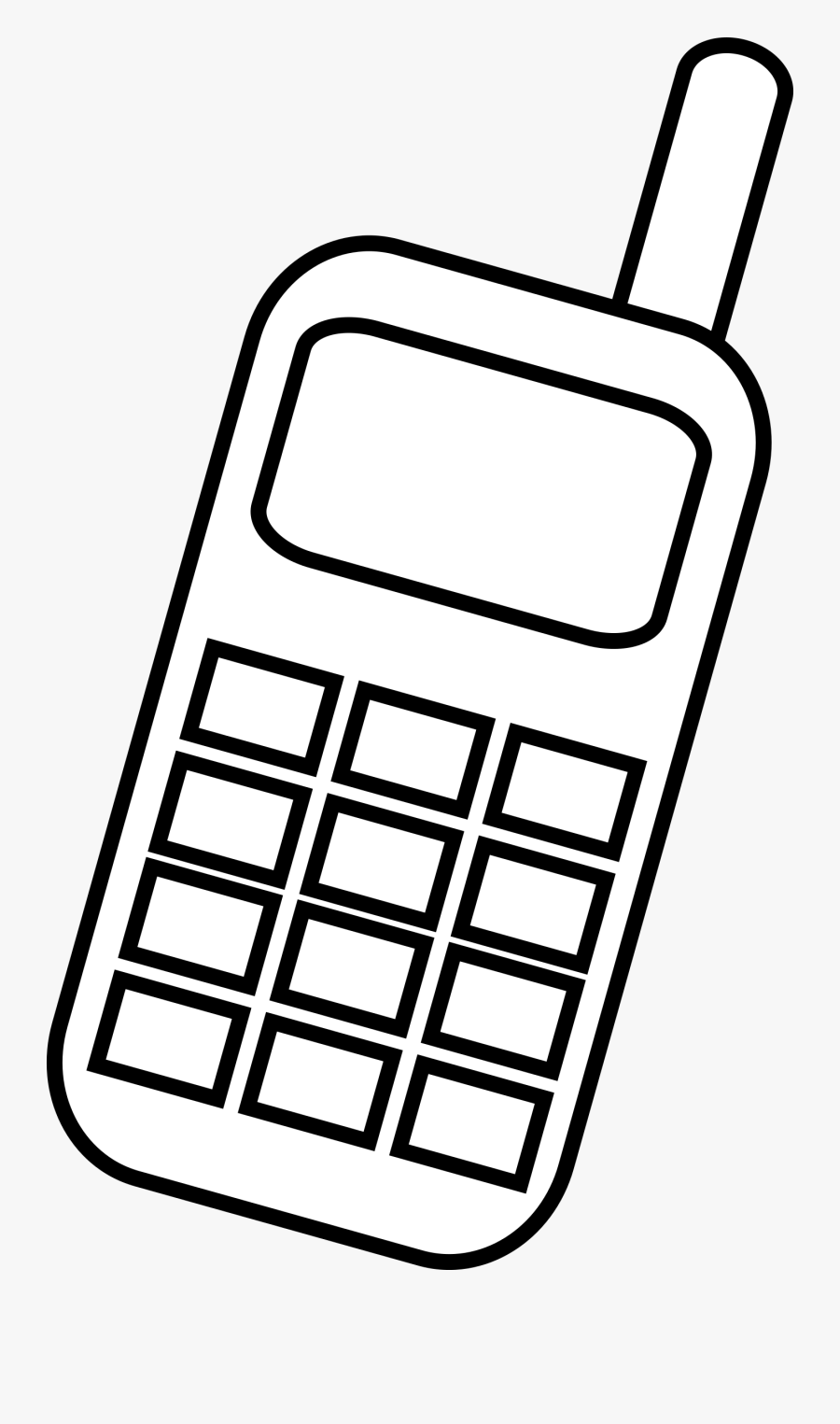 Mobile Clipart Black And White, Transparent Clipart