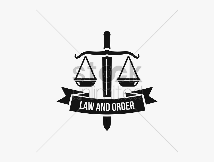 Law Clipart Legal Right - Law And Order Word, Transparent Clipart