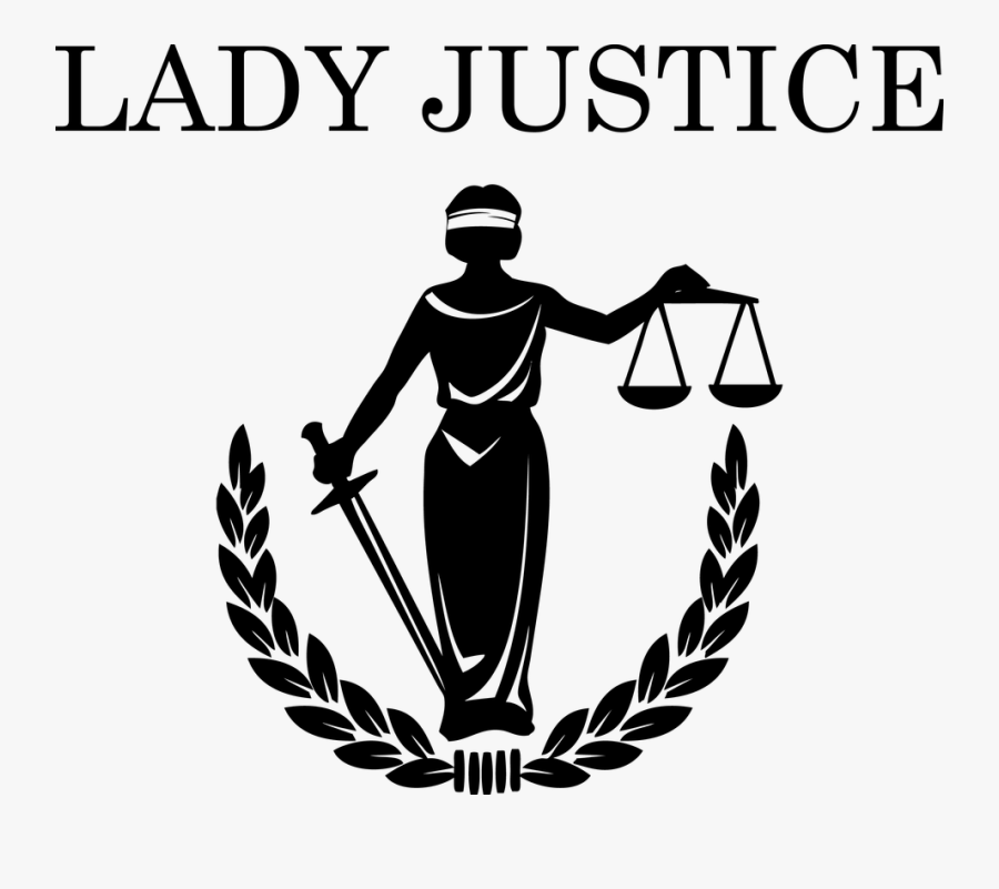 Blindfolded Woman Of Justice, Transparent Clipart