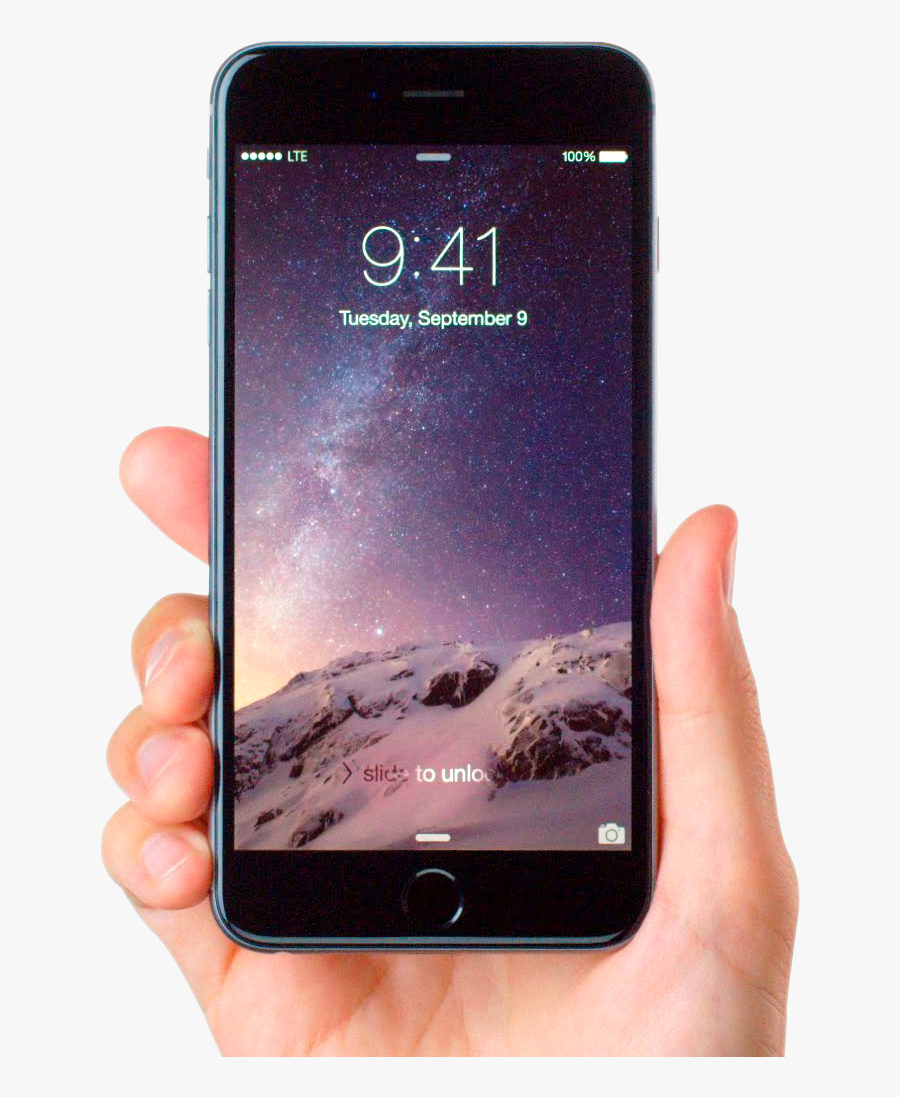 Smartphone Clipart Iphone Apple - Iphone 6 & 6+, Transparent Clipart