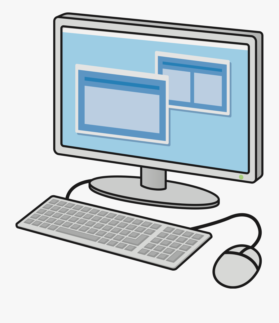 Clipart Desktop Computer - Computer Clipart, Transparent Clipart