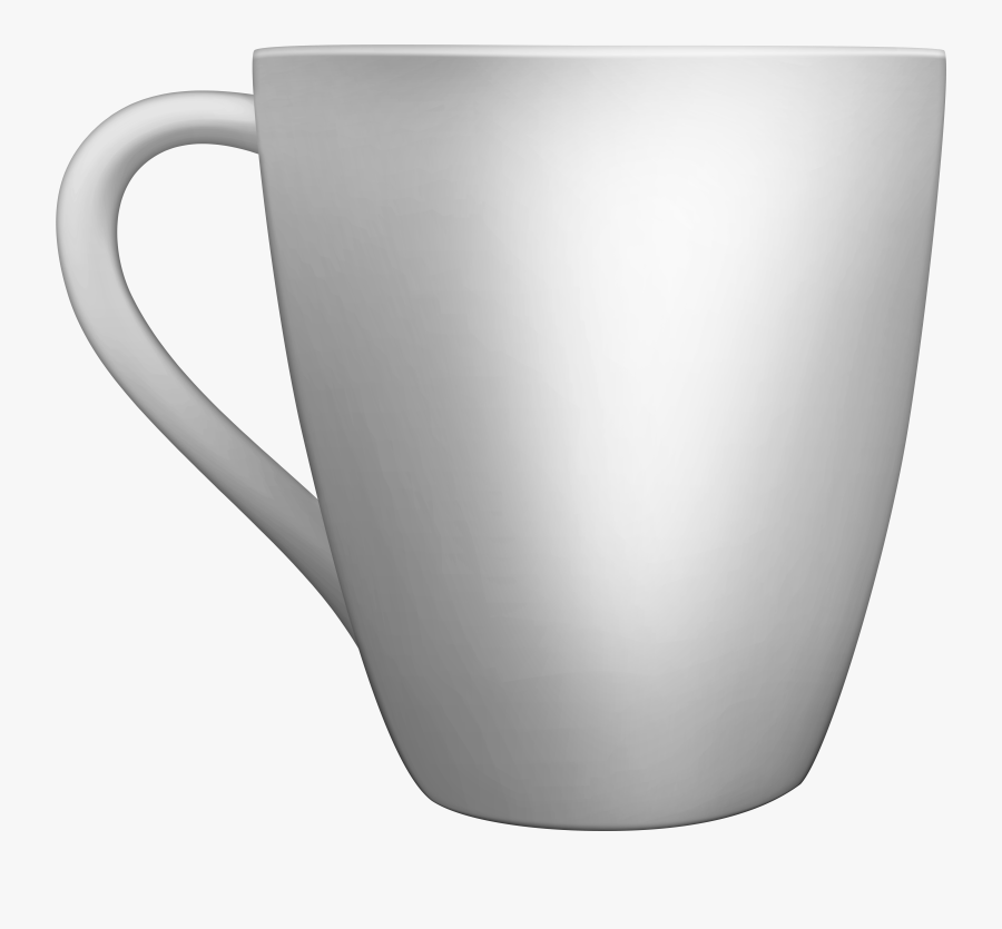 White Ceramic Mug Png Clip Art, Transparent Clipart