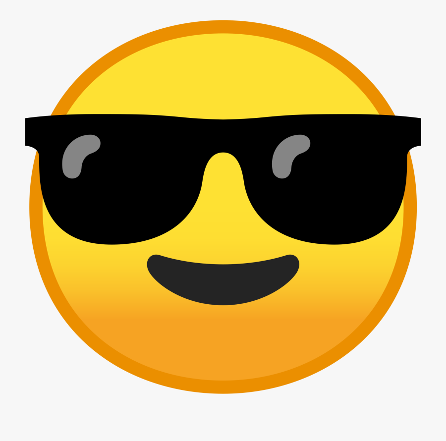 Hd Sunglass Emoji Png - Smiling Face With Sunglasses Png, Transparent Clipart
