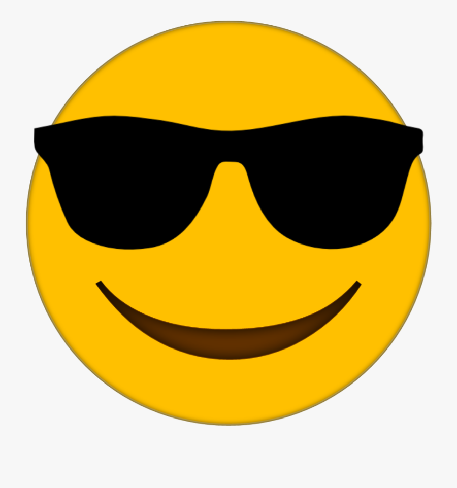 Sunglasses Emoji Transparent Background , Free Transparent Clipart 