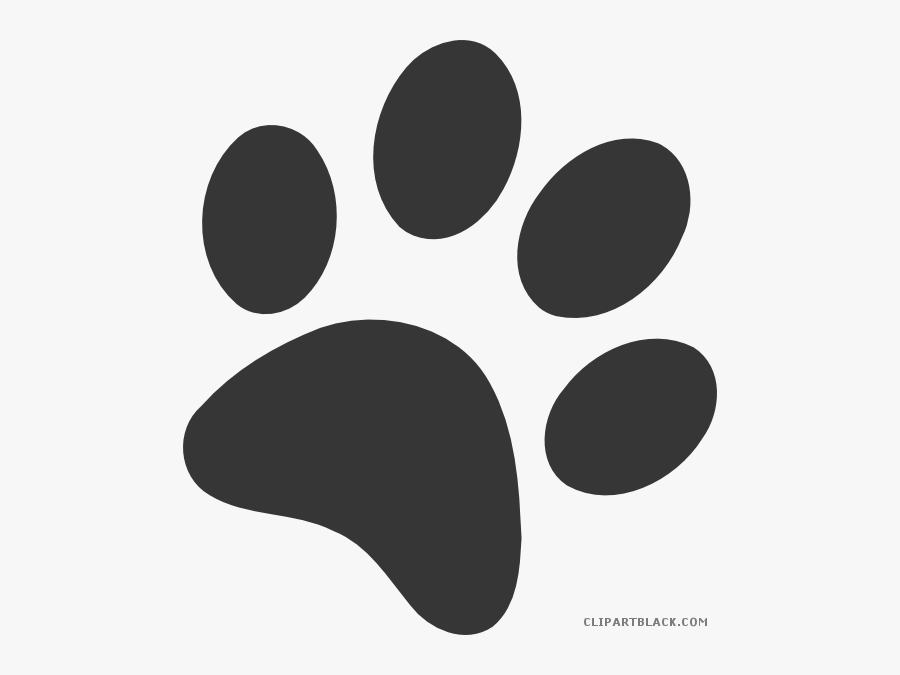 Transparent Paw Print Heart Clipart - Royal Blue Paw Print, Transparent Clipart