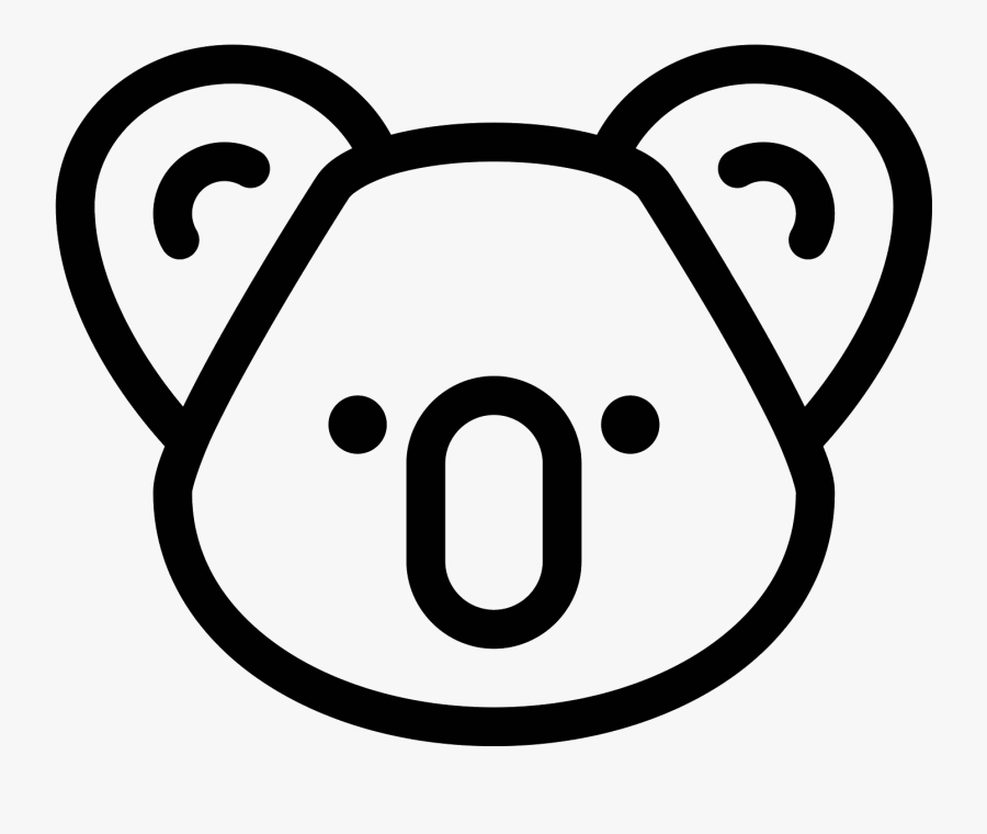 Icon Koala - Koala Icono Png, Transparent Clipart