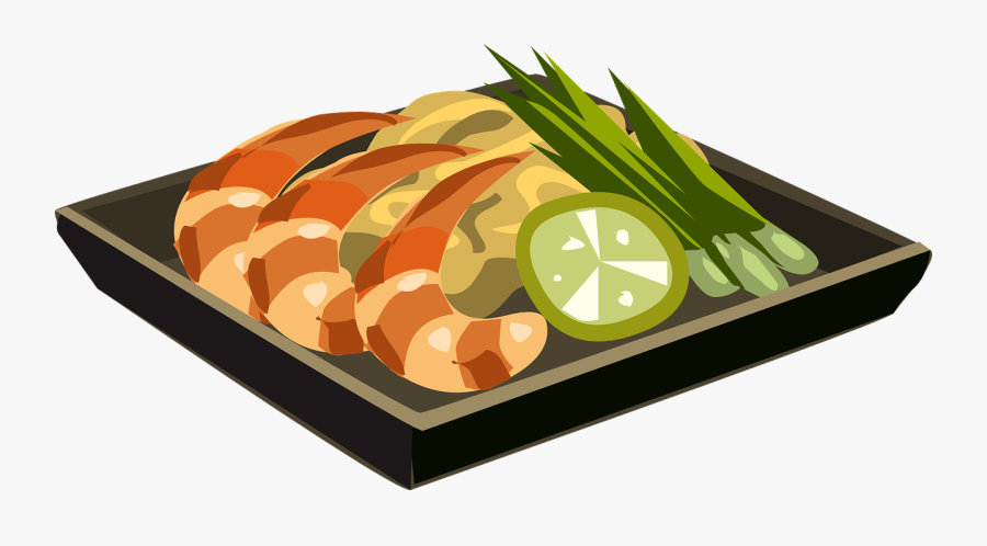 Food On Plate Png, Transparent Clipart