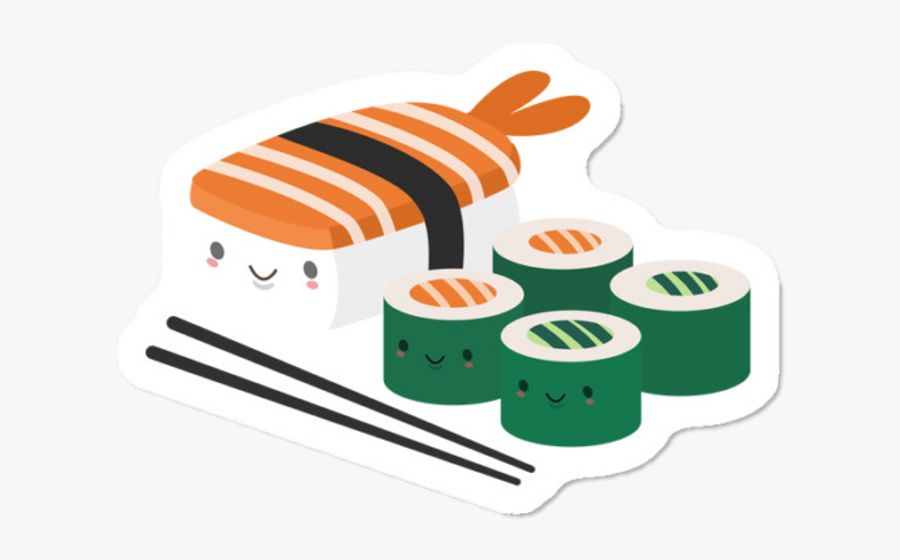 Stickers Aesthetic Sushi Png Clipart , Png Download - Sushi Clipart Png, Transparent Clipart