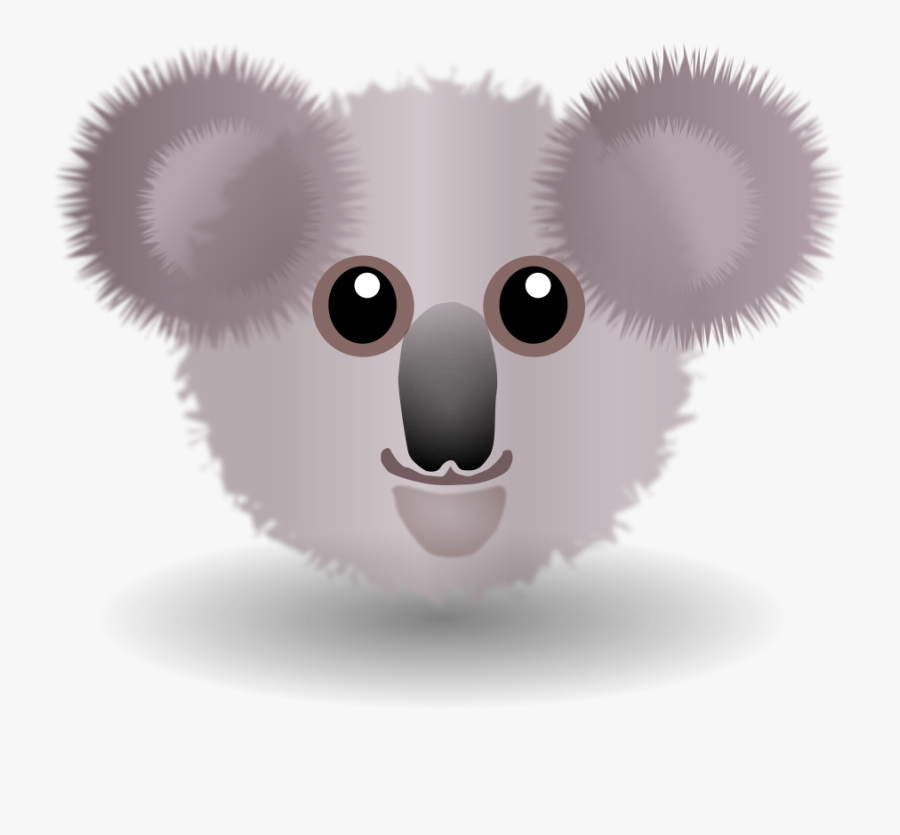 Funny Koala Face Cartoon - Cartoon Koala Face, Transparent Clipart
