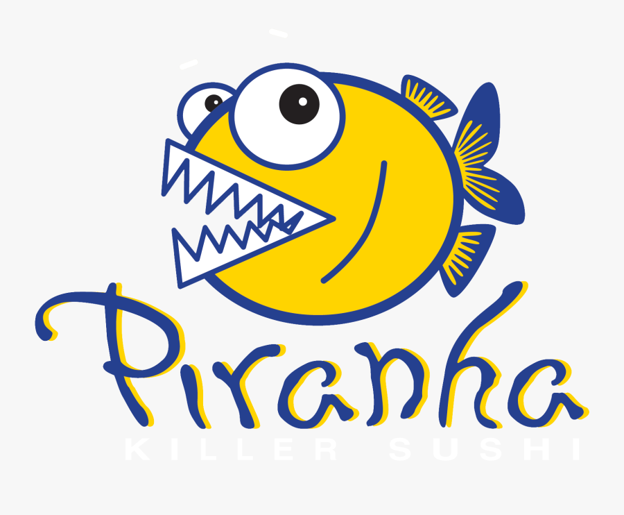 Piranha Killer Sushi - Piranha Killer Sushi Logo, Transparent Clipart