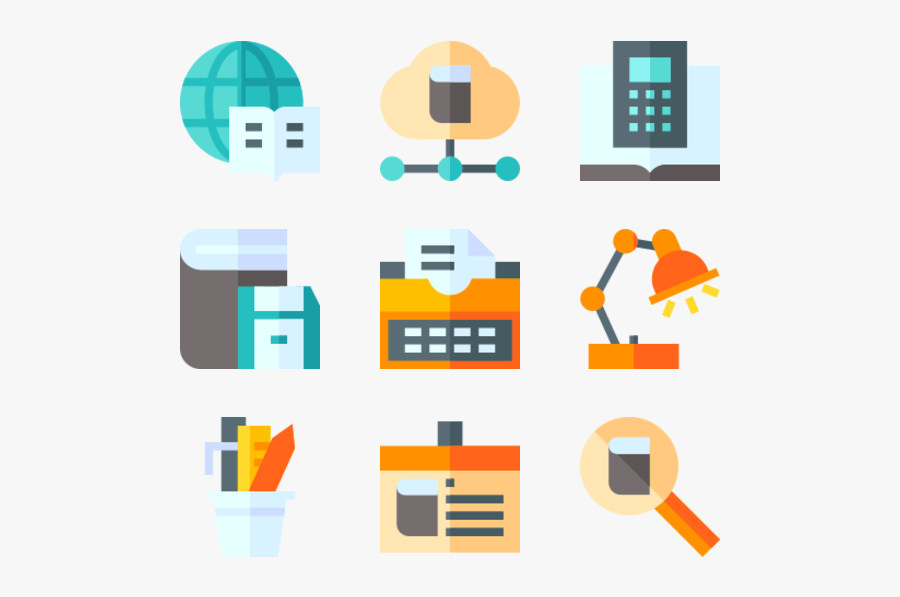 Book Icons, Transparent Clipart