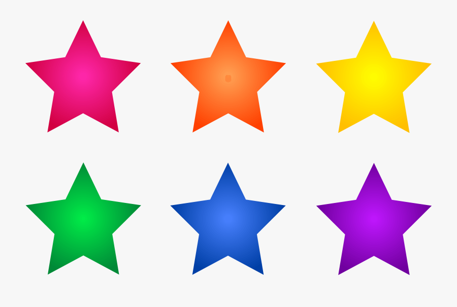 Gold Star Clipart No Background Free Clipart Image - Clip Art Colored Stars, Transparent Clipart