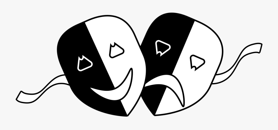 Transparent Theater Cliparts - Theatre Masks Png, Transparent Clipart