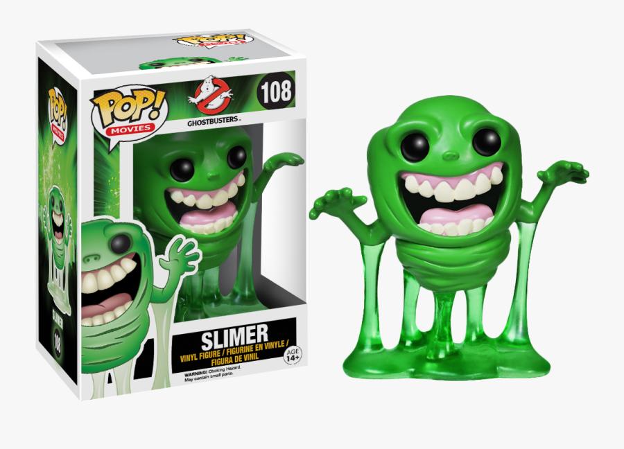 Transparent Ghostbusters Clipart - Ghostbusters Slimer Funko Pop, Transparent Clipart