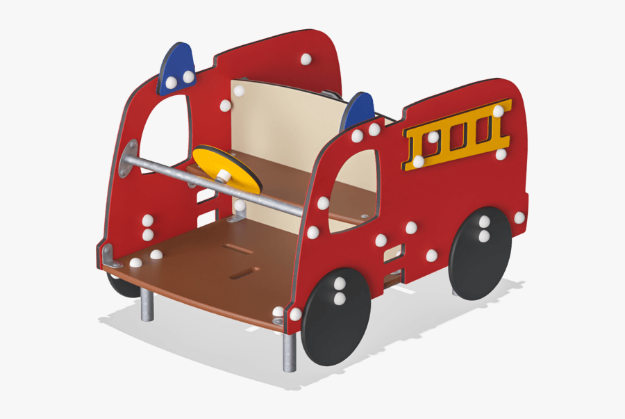 Kompan Firetruck - Kompan, Transparent Clipart