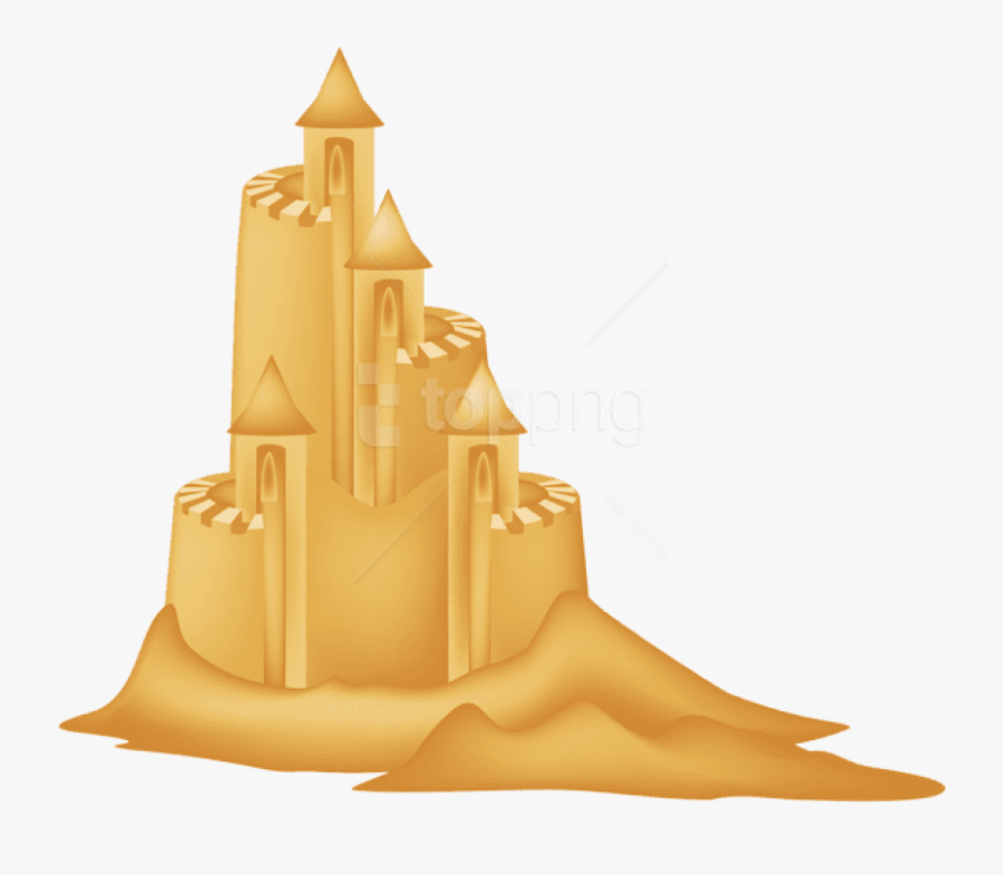 Sand Clipart Png - Sand Castle Vector Png, Transparent Clipart