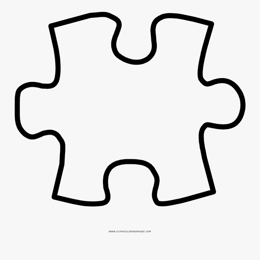 Freeuse Download Puzzle Piece Coloring - Coloring Book, Transparent Clipart