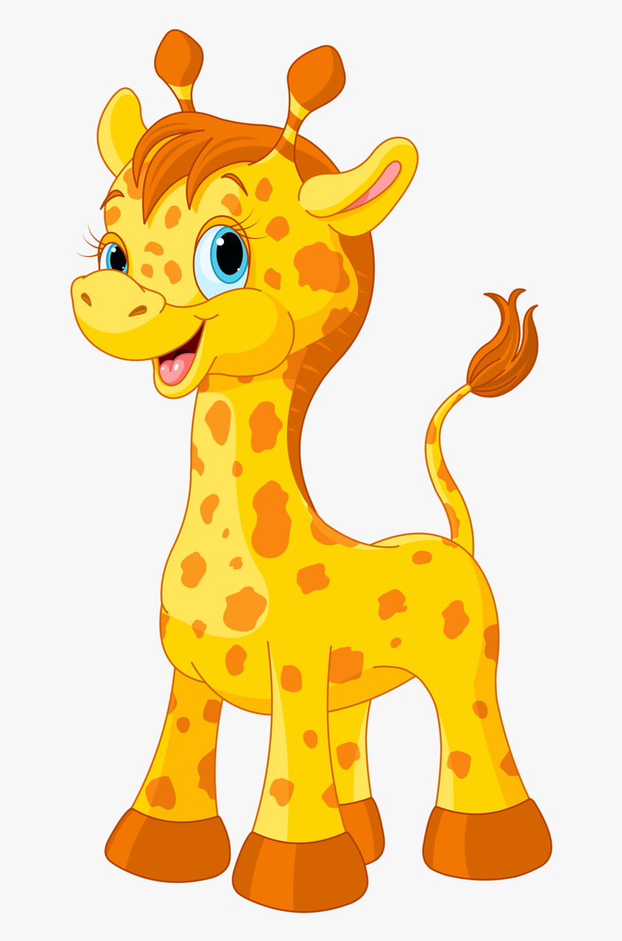 Giraffe Clipart Baby Girl - Cute Giraffe Clipart, Transparent Clipart
