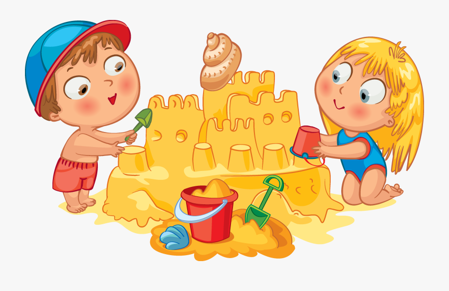 Sand Clipart Heap Sand - Children Playing Sand Cartoon, Transparent Clipart