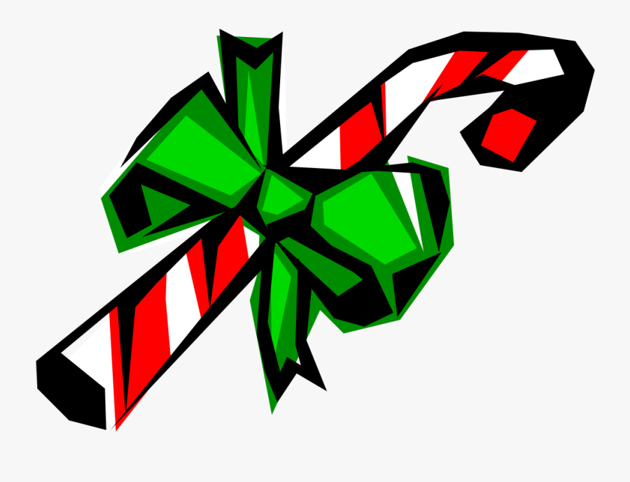 Candy Cane, Transparent Clipart