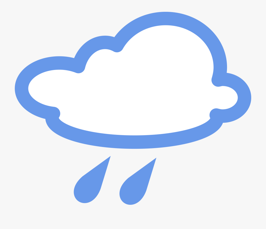 Weather Clipart Chance Rain - Foggy Weather Symbol, Transparent Clipart