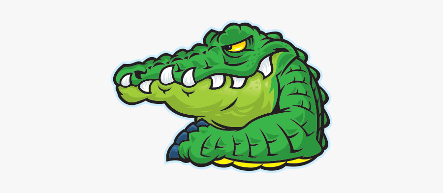 Art,fictional Crocodile,drawing - Alligator Png Head Cartoon , Free