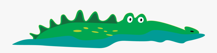 Cute Alligator Vector Clip Art, Transparent Clipart