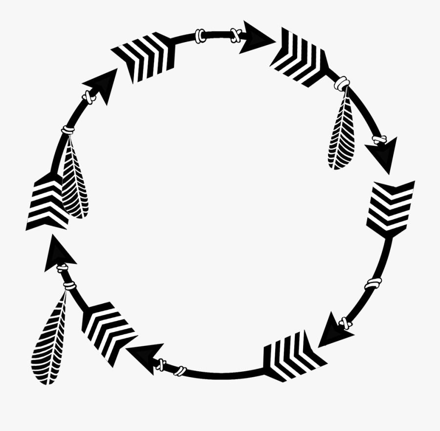 Native Circle Arrows - Illustration, Transparent Clipart