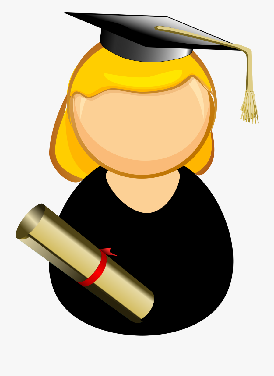 Graduated Student - Clip Art Of Graduate Student, Transparent Clipart