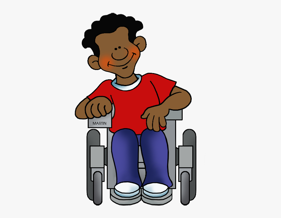 Student In Wheelchair - Person In Wheelchair Clipart, Transparent Clipart