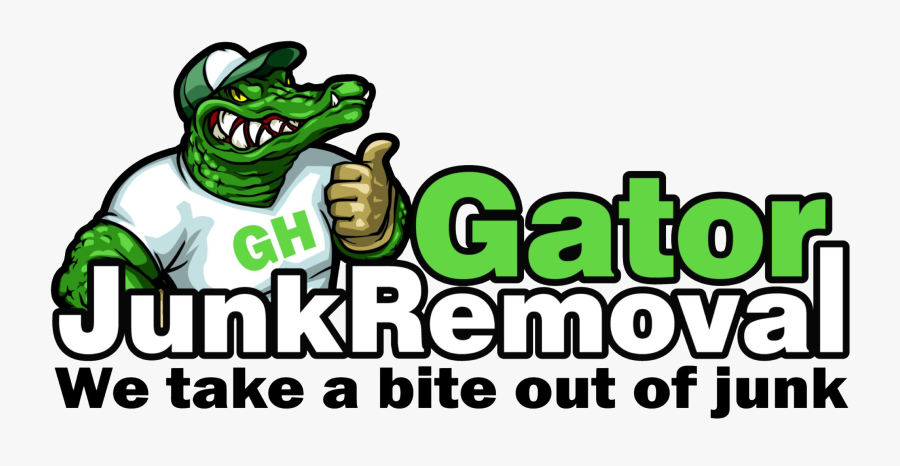 Gator Junk Removal, Transparent Clipart