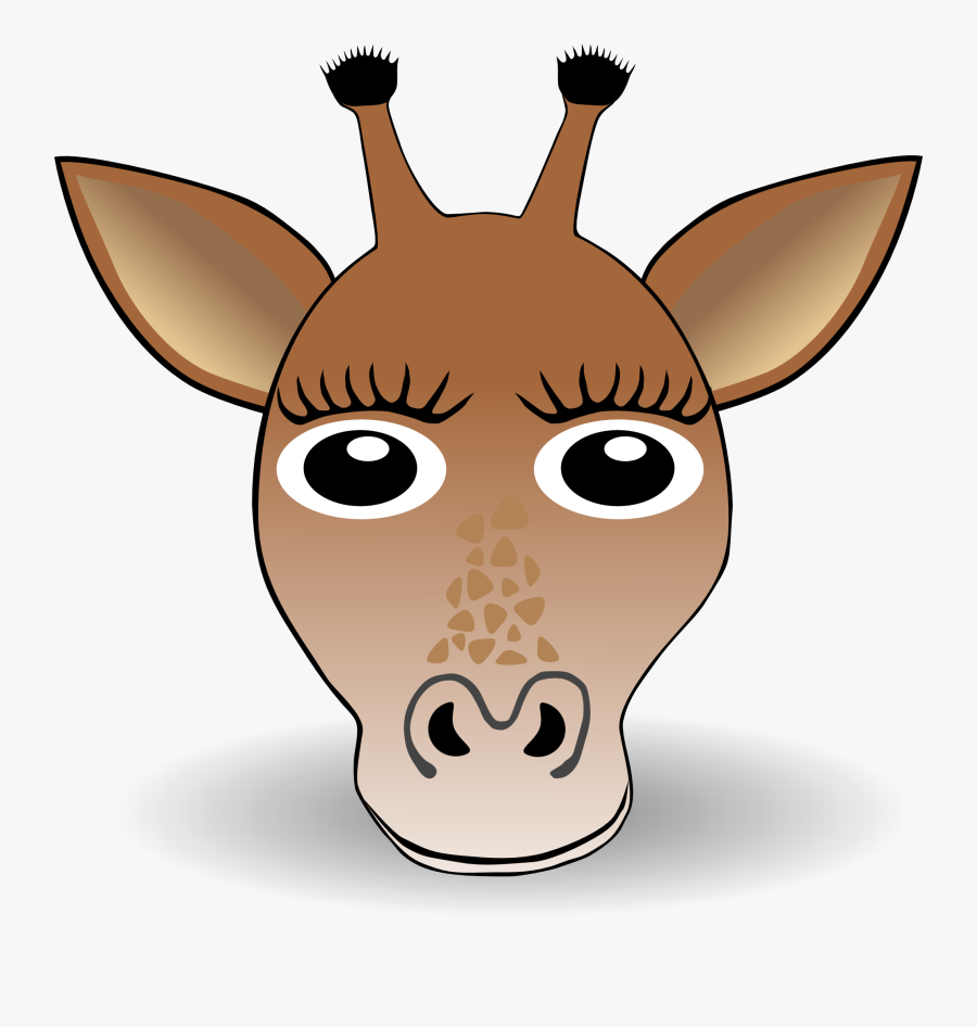 Clipart Giraffe Face, Transparent Clipart