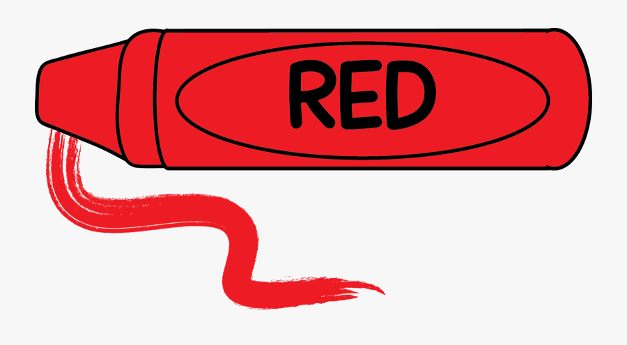 Red Crayon Clipart, Transparent Clipart