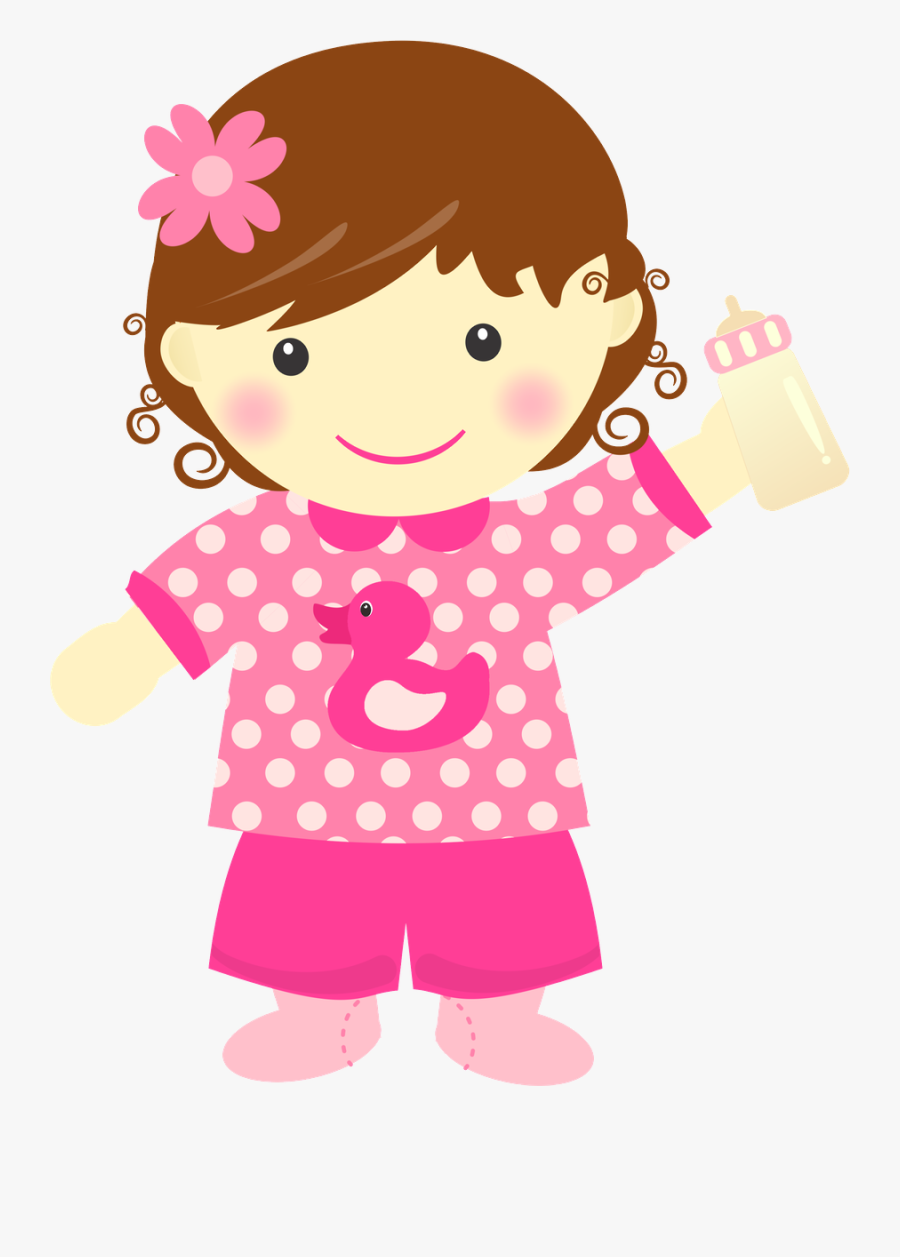 Transparent Baby Girl Clip Art - Baby Clipart Girl Png, Transparent Clipart