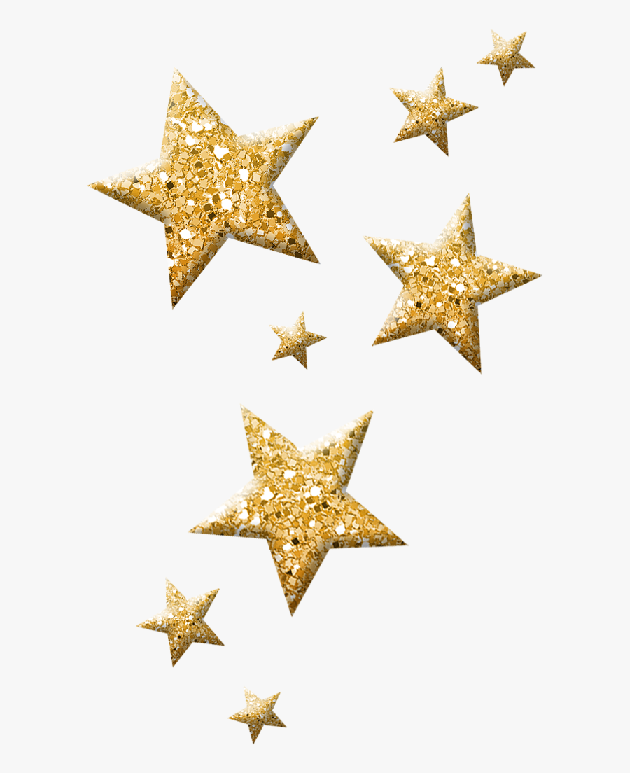 Star Sparkle Png - Gold Glitter Star Png , Free Transparent Clipart