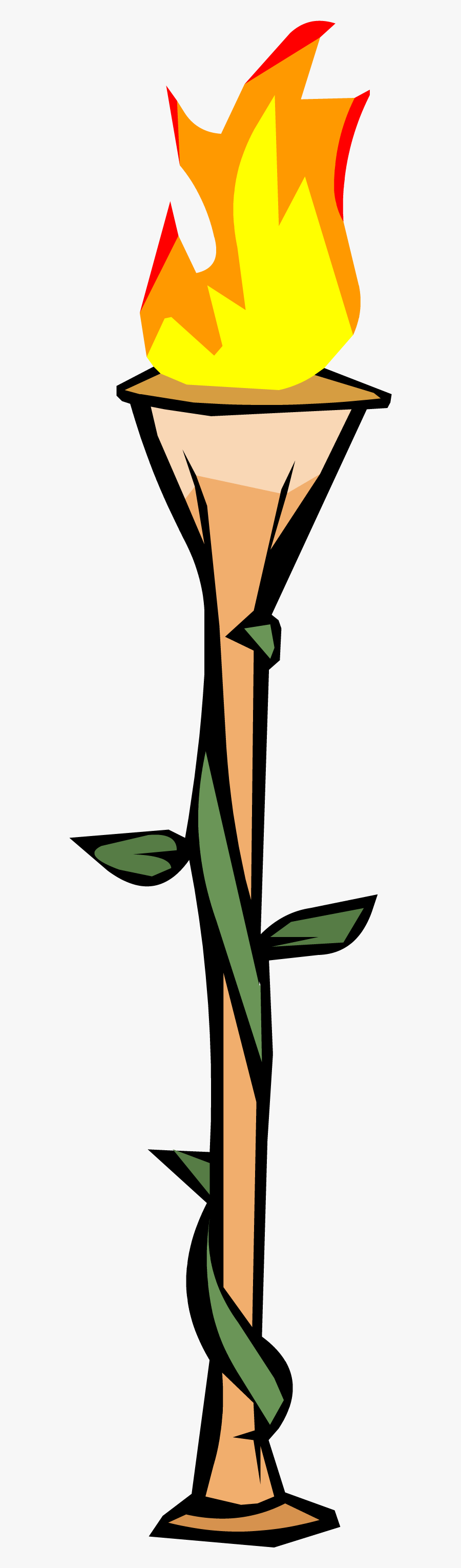 Olympic Torch Png Clip Art Nutrients For Hydroponic - Tiki Torch Clipart Png, Transparent Clipart