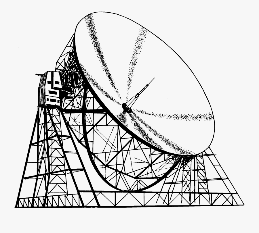 Draw A Radio Telescope - Astronomy Radio Telescope Transparent, Transparent Clipart