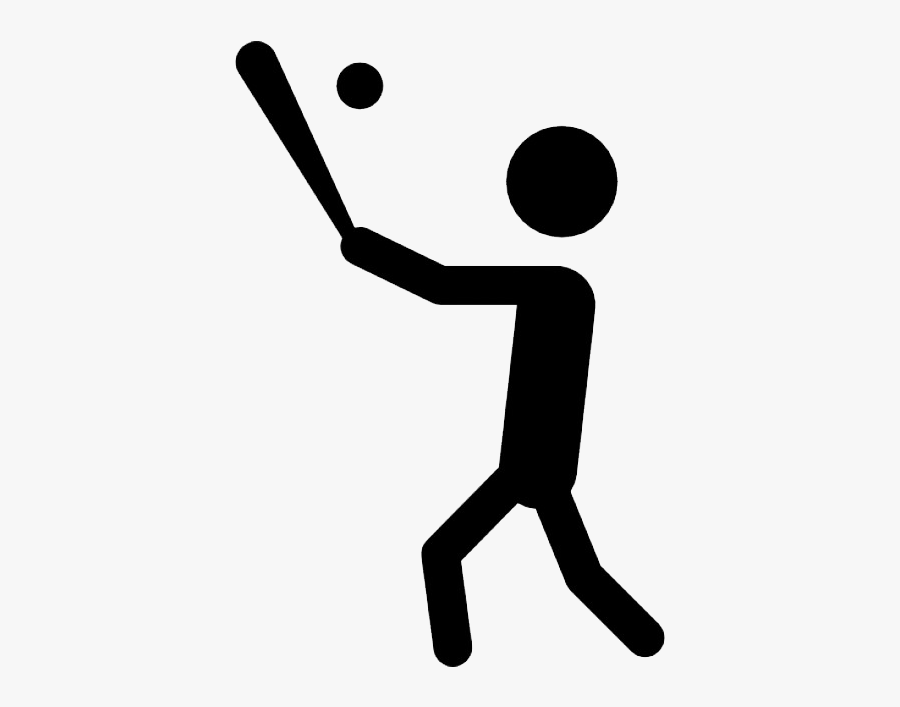 Hitting A Soccer Ball With A Bat, Transparent Clipart