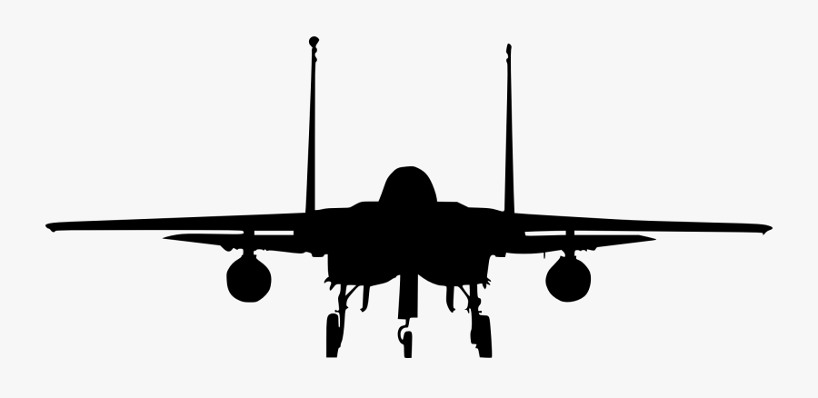 Airplane Fighter Aircraft Military Aircraft - Fighter Jet Silhouette ...