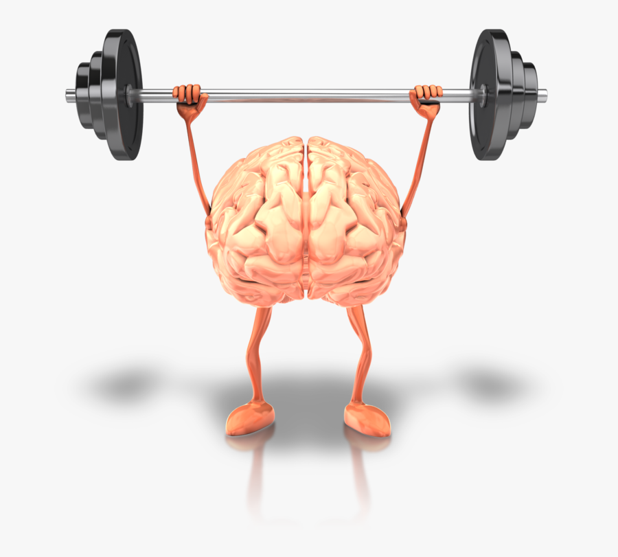 Health Healthy Body - Brain Lifting Weights Gif, Transparent Clipart