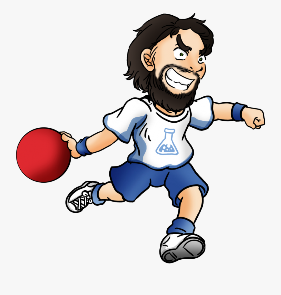 Sport Football Baseball Dodgeball Team Hq Image Free - Person Playing Dodgeball Cartoon, Transparent Clipart