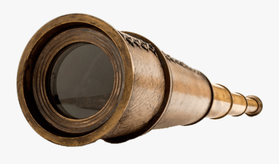 Vintage Telescope - Telescope Sailing, Transparent Clipart