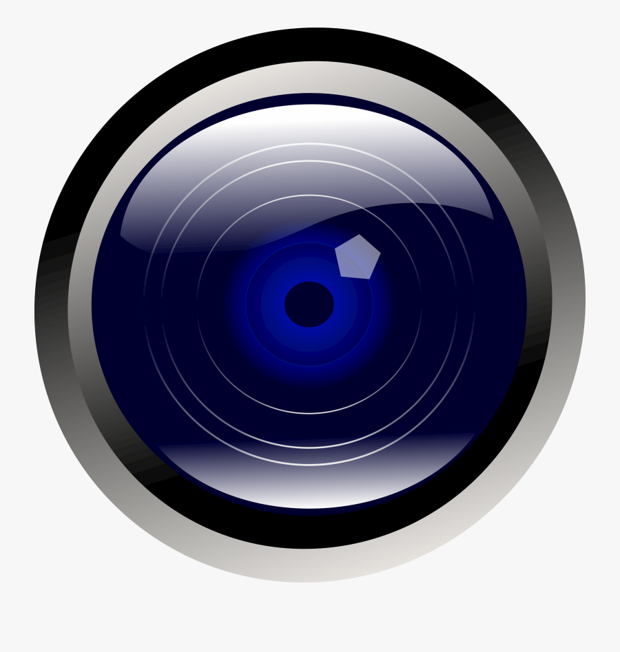 Blue Camera Lens - Camera Lense Clipart, Transparent Clipart