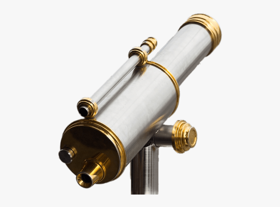 Shiny Telescope - Telescope, Transparent Clipart