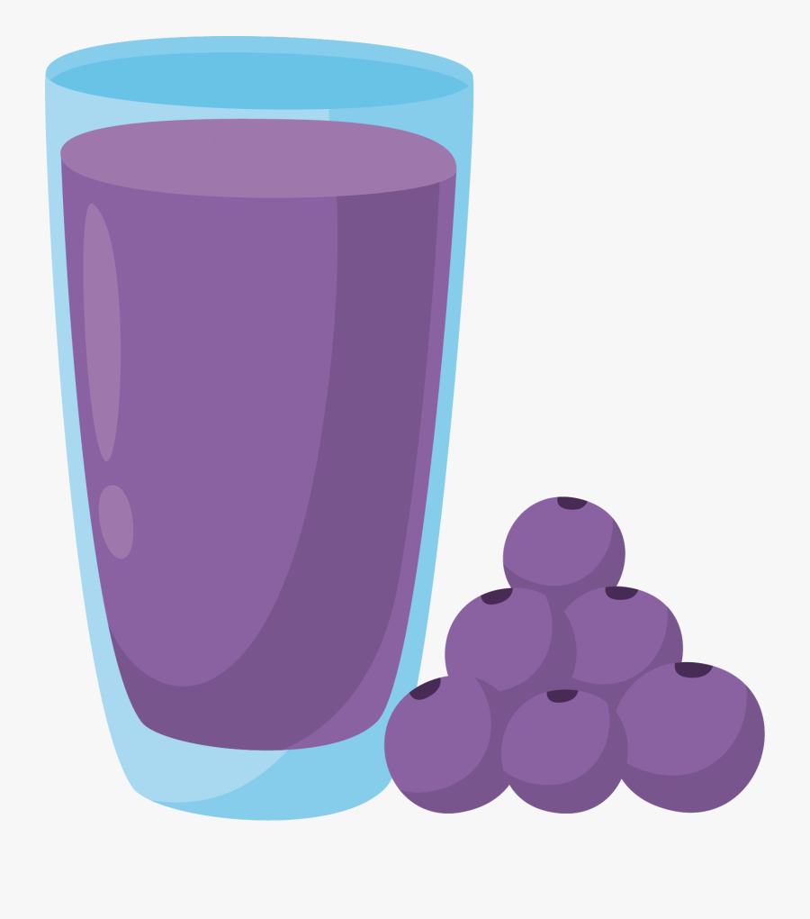 Juice Clipart Grape Juice - Glass Grape Juice Clipart, Transparent Clipart