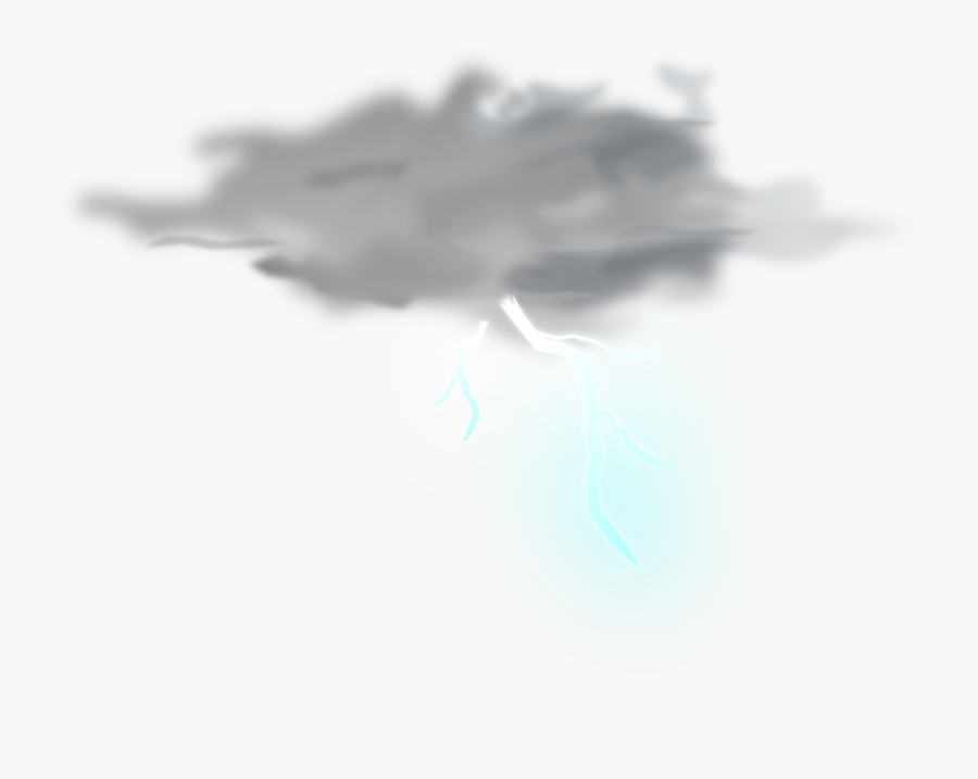 Storm Cloud Clipart Weather - Transparent Thunder Cloud Png, Transparent Clipart