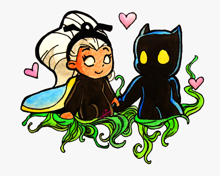 Black And Storm By Skottie Young - Black Panther And Storm Young, Transparent Clipart