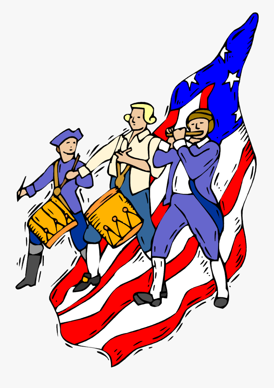 Patriotic Music - Cartoon, Transparent Clipart