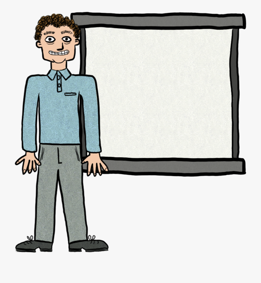 People Clipart For Powerpoint - Teacher Thinking Clipart Png, Transparent Clipart